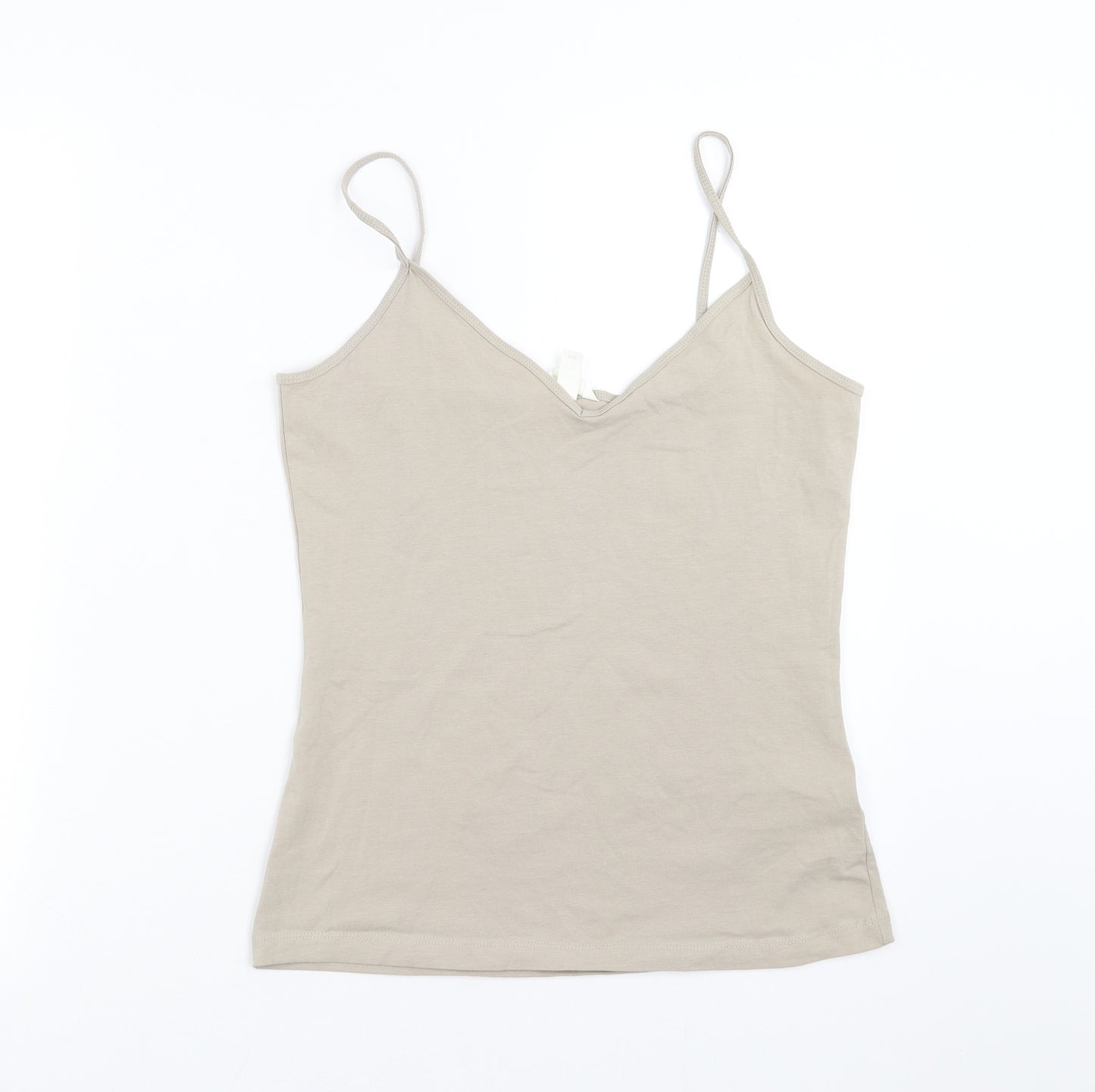 H&M Womens Beige   Camisole T-Shirt Size M