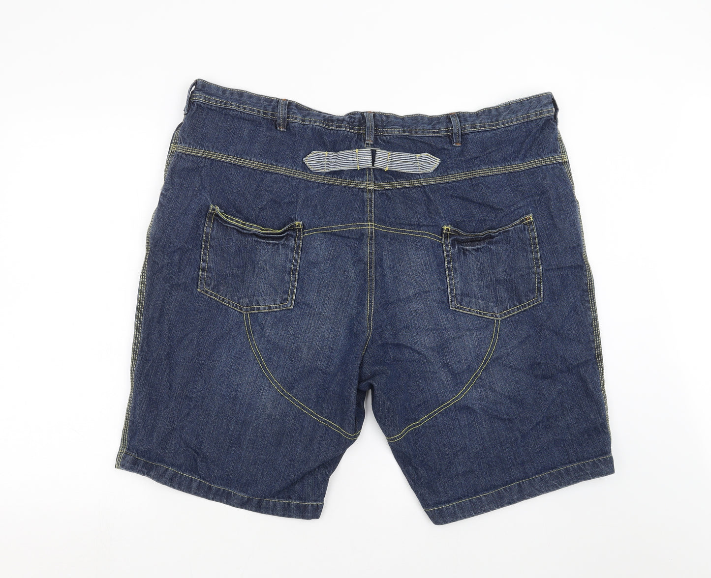Label J Mens Blue  Denim Bermuda Shorts Size 44 in