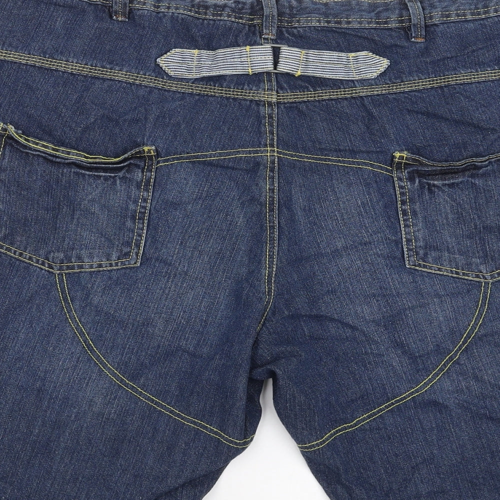 Label J Mens Blue  Denim Bermuda Shorts Size 44 in