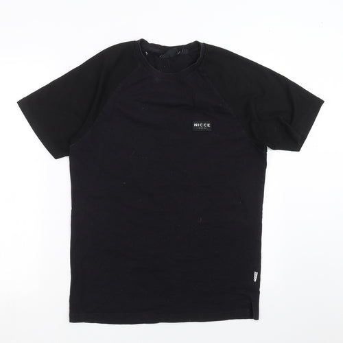 NICCE London Mens Black    T-Shirt Size S