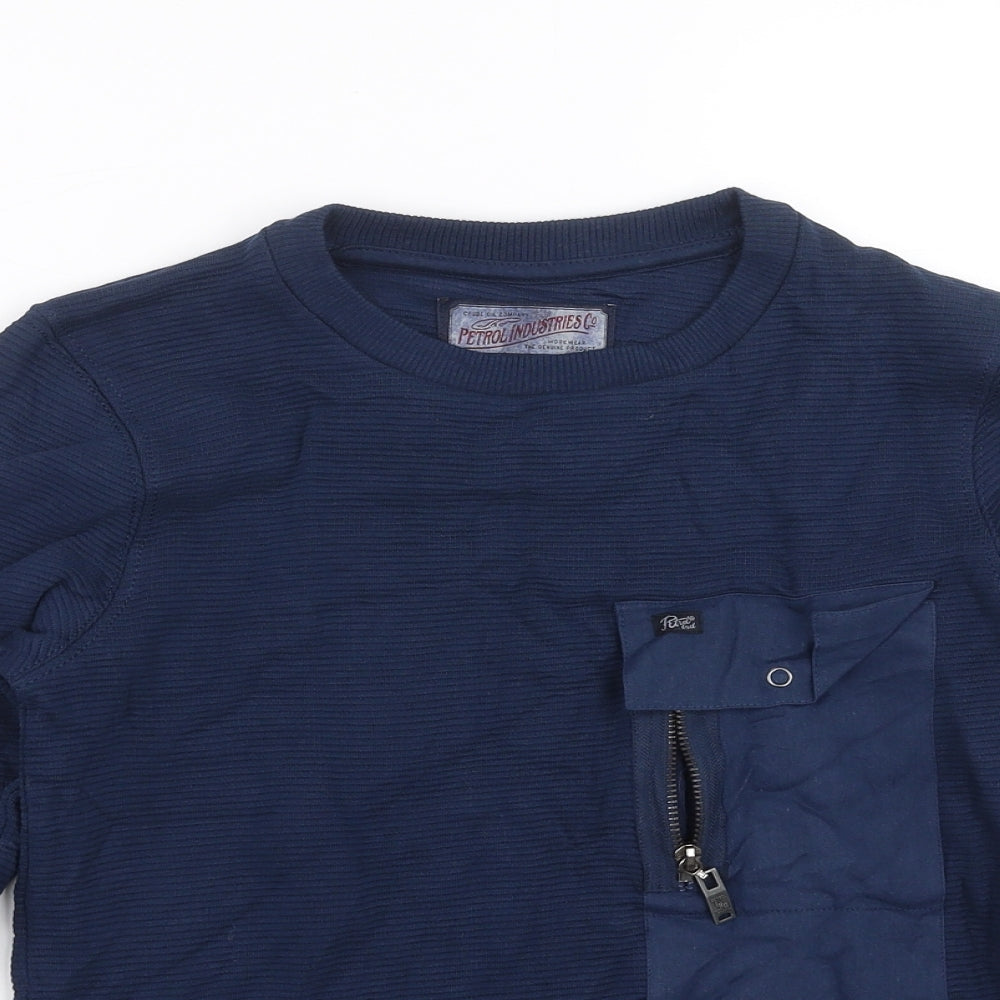 Petrol Industries Boys Blue   Pullover Sweatshirt Size 10 Years
