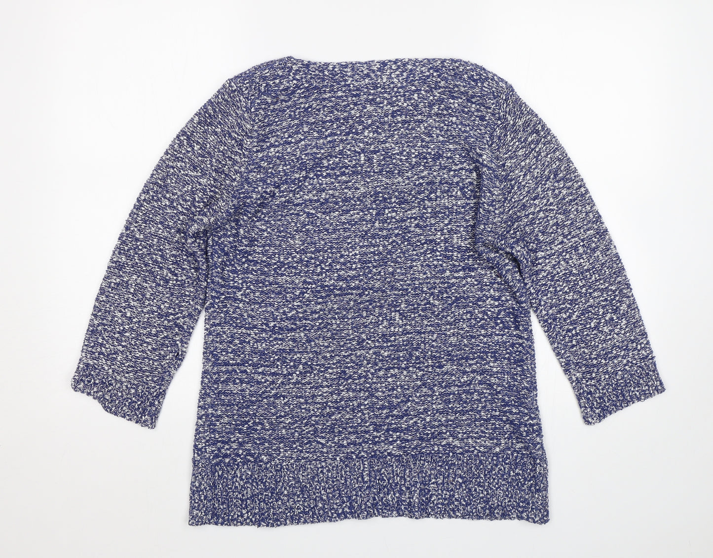 BM Collection Womens Blue   Pullover Jumper Size M