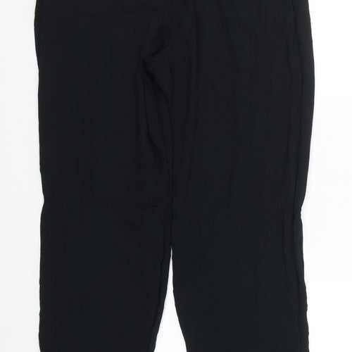 Preworn Womens Black   Trousers  Size L L27 in