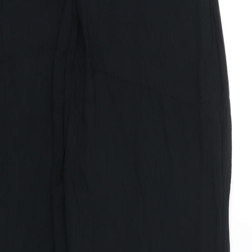 Preworn Womens Black   Trousers  Size L L27 in