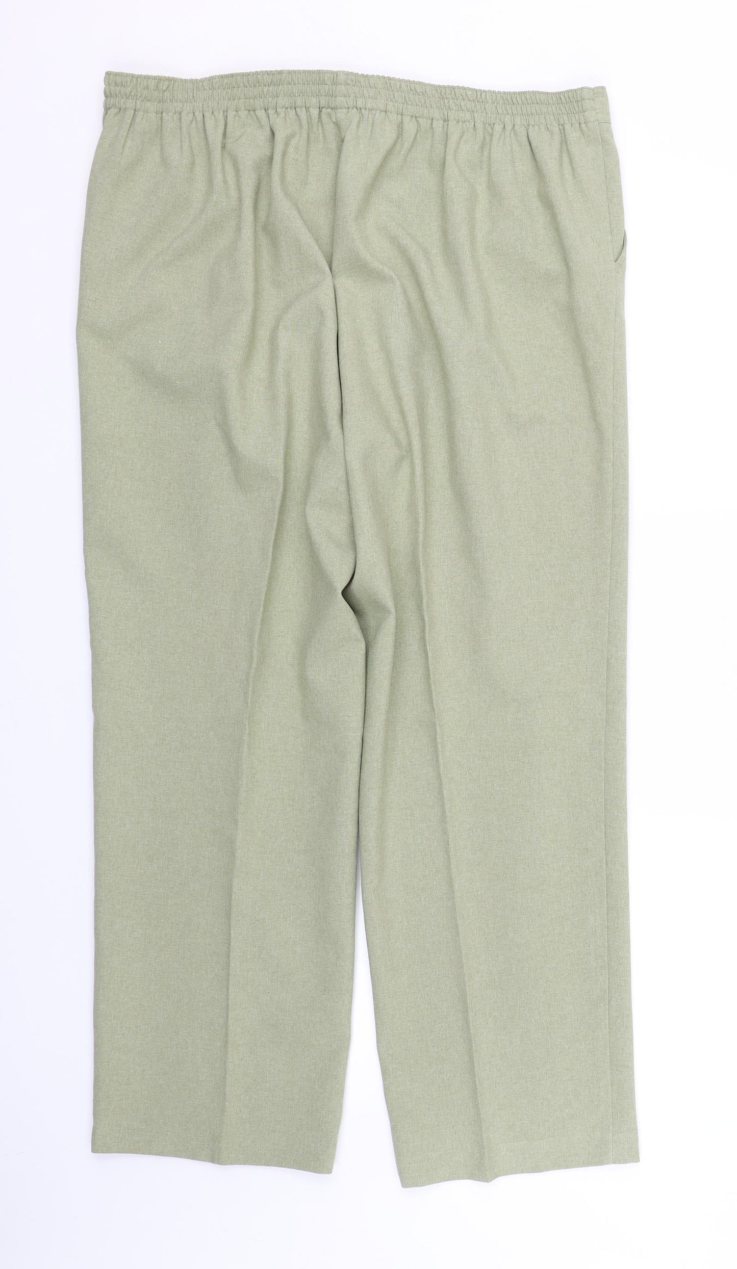 Ediditons Womens Green   Trousers  Size 18 L25 in