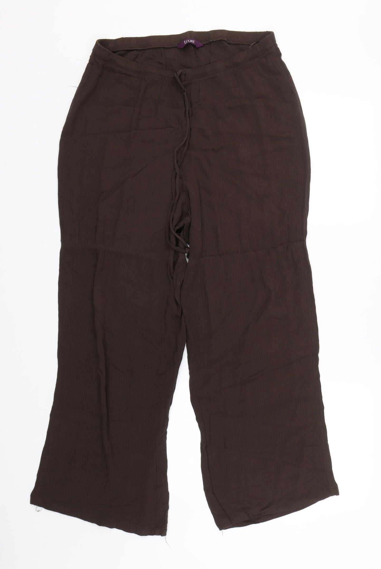TRUE Womens Brown   Trousers  Size 18 L27 in