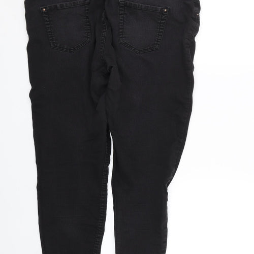 New look Womens Black  Denim Skinny Jeans Size 16 L26 in