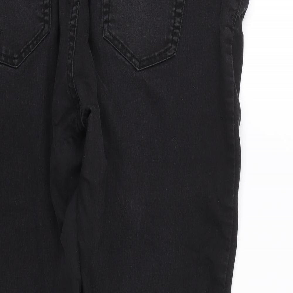New look Womens Black  Denim Skinny Jeans Size 16 L26 in