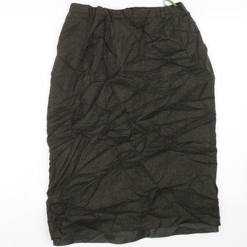 First Avenue Womens Green   Bandage Skirt Size 10