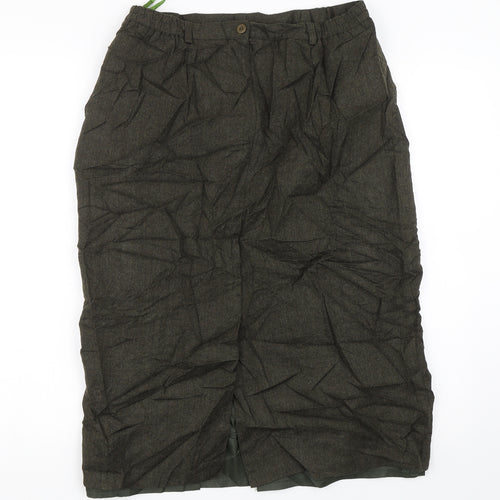 First Avenue Womens Green   Bandage Skirt Size 10