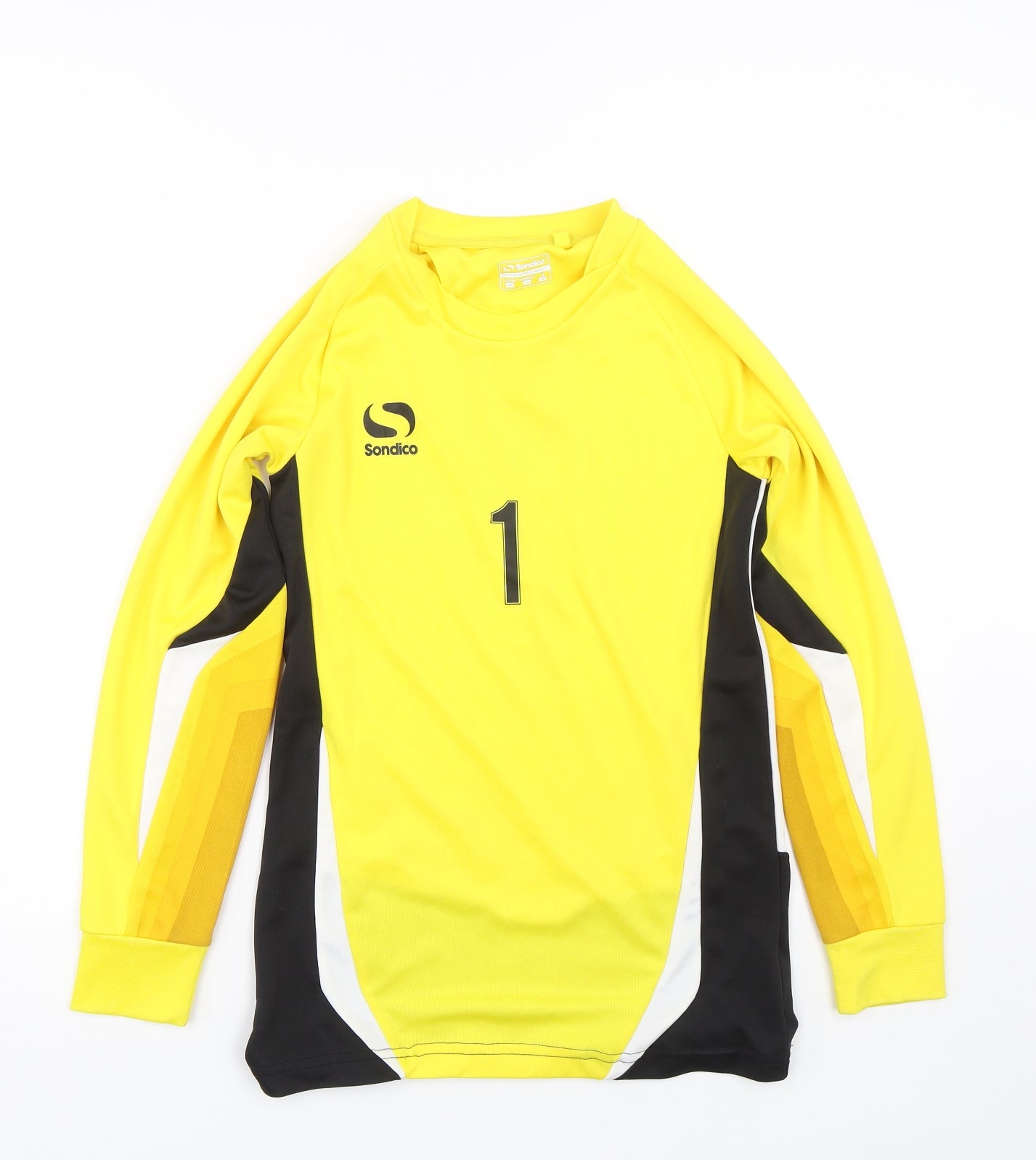 Sondico Boys Yellow   Jersey T-Shirt Size 11-12 Years  - Football Shirt