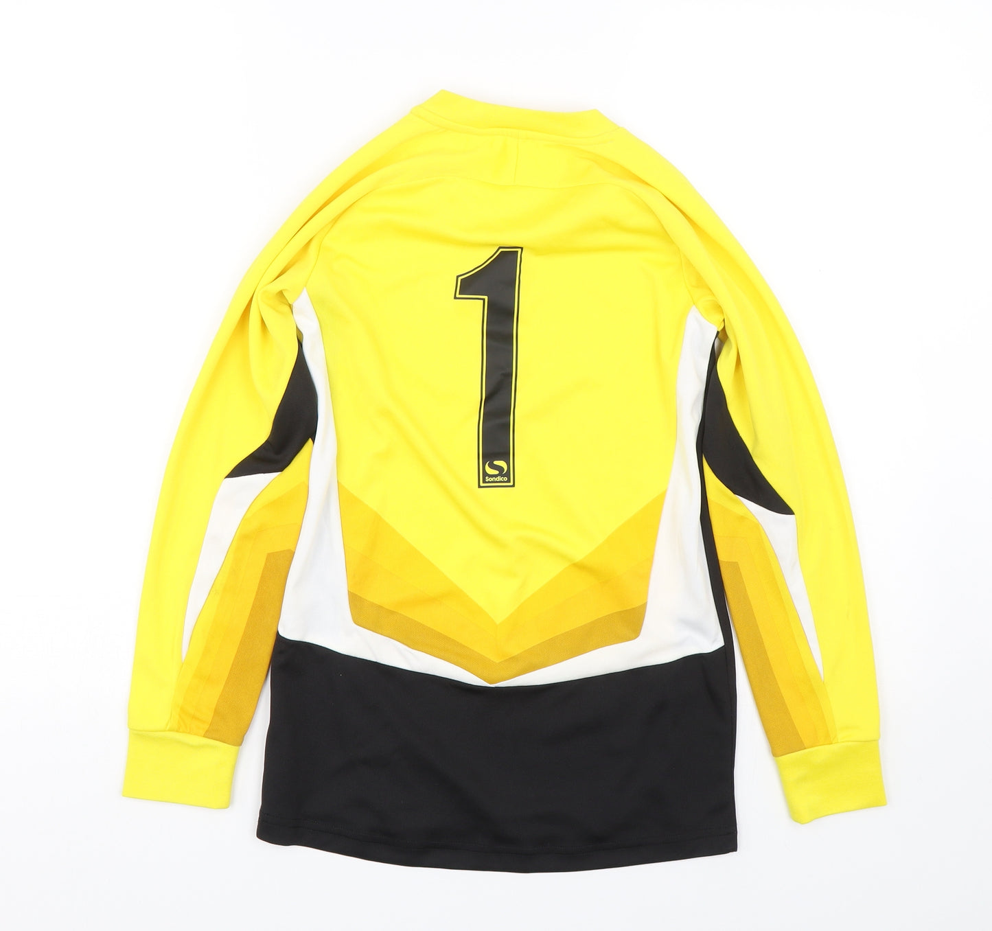 Sondico Boys Yellow   Jersey T-Shirt Size 11-12 Years  - Football Shirt