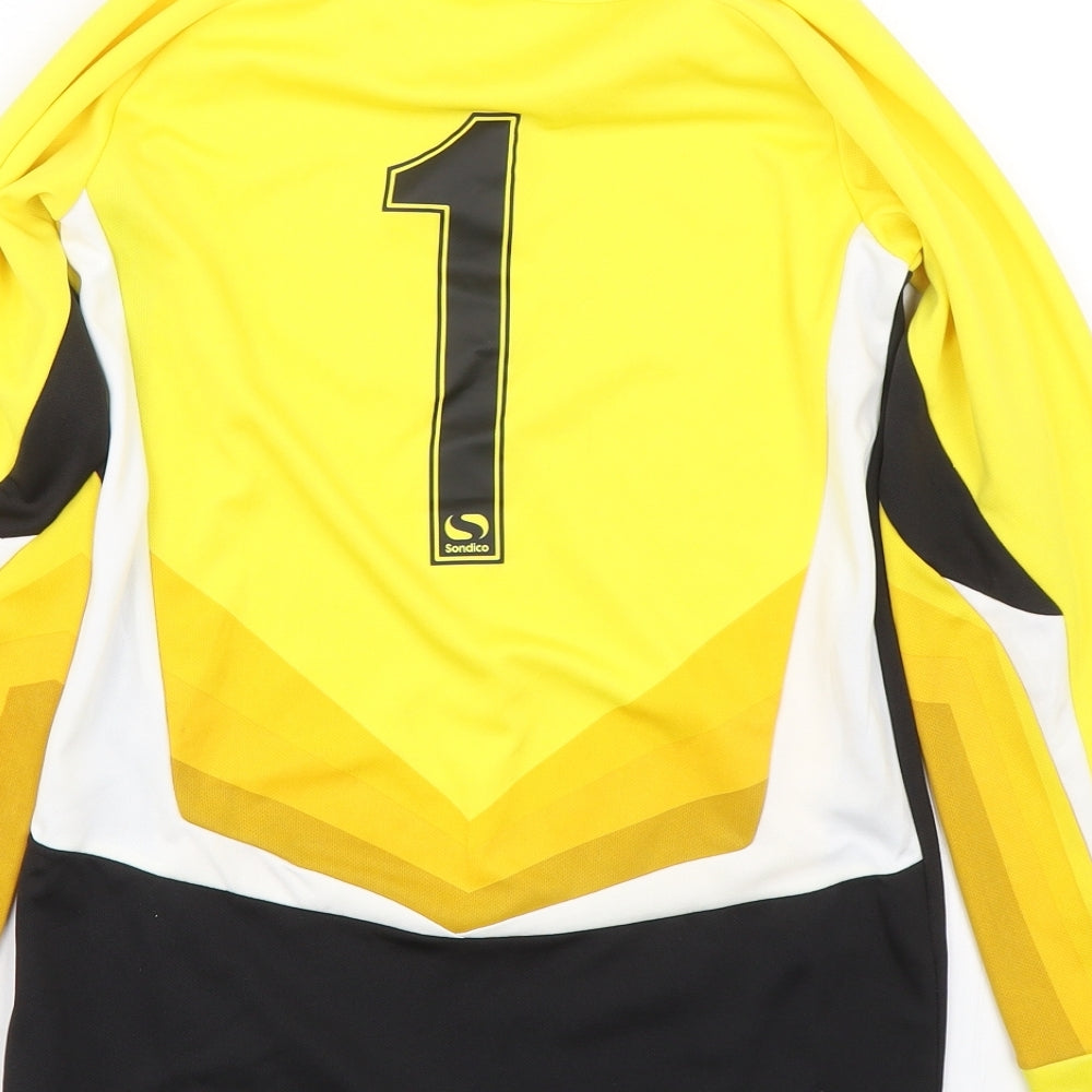 Sondico Boys Yellow   Jersey T-Shirt Size 11-12 Years  - Football Shirt