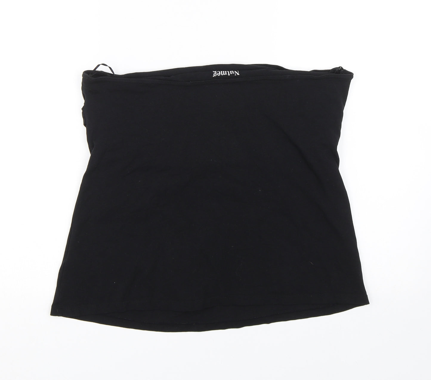 Nutmeg Womens Black   Wrap T-Shirt Size 18