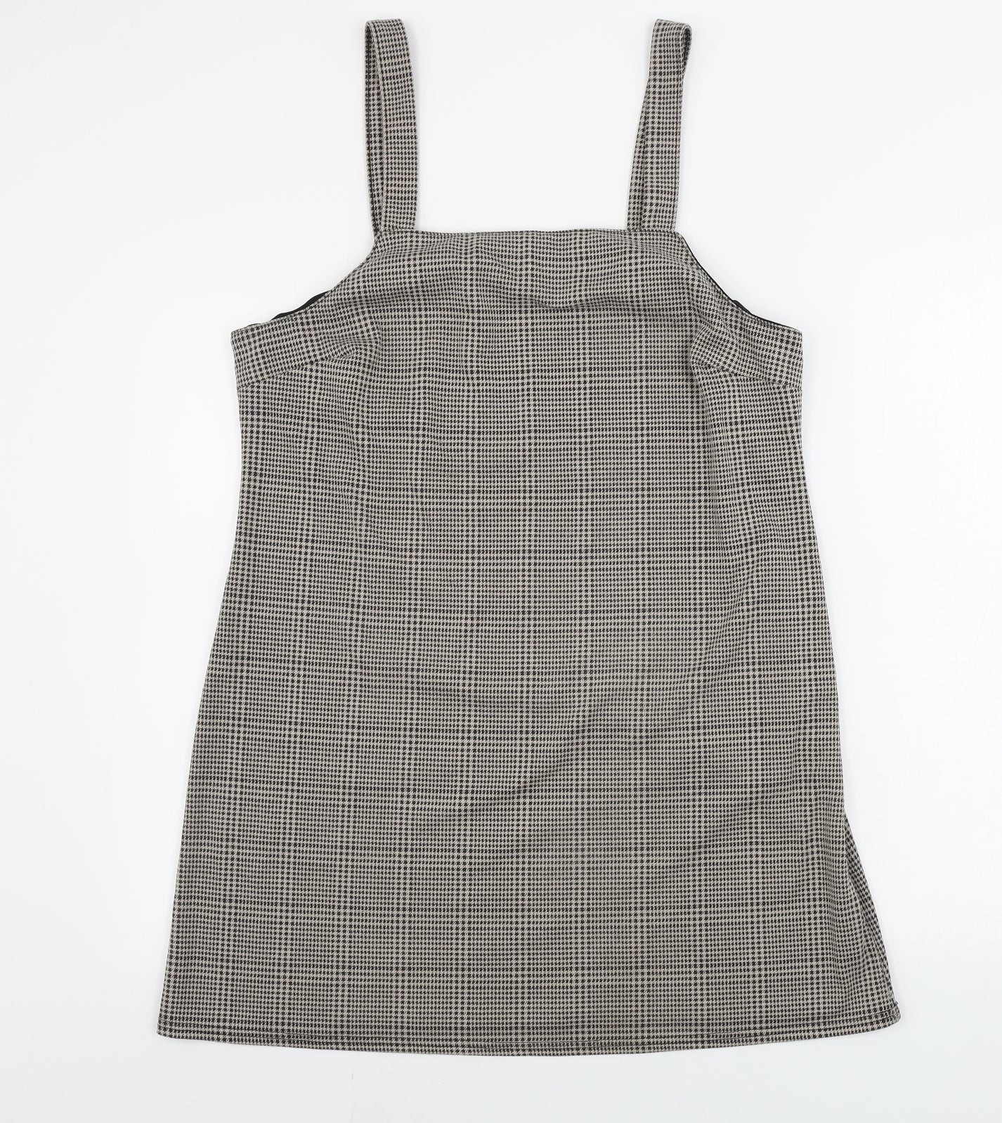 New Look  Womens Beige Check  A-Line  Size 14