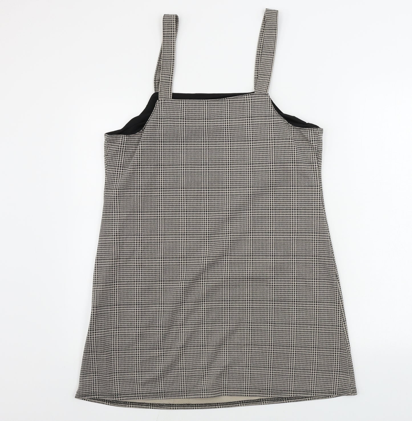 New Look  Womens Beige Check  A-Line  Size 14