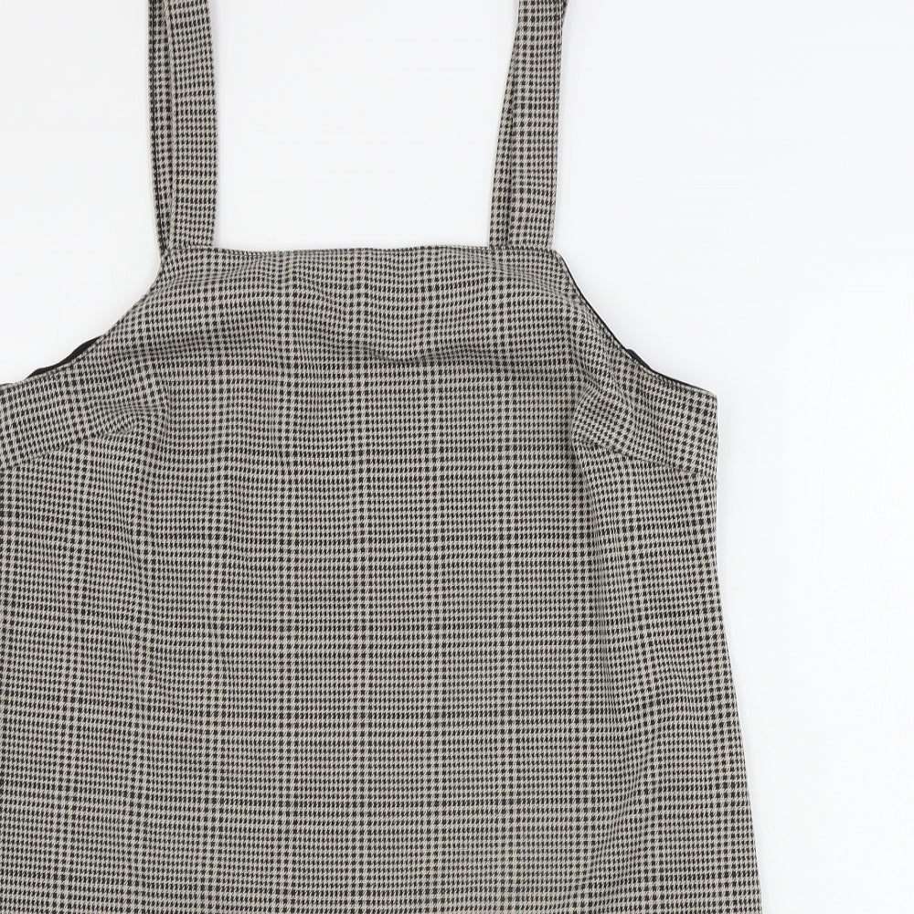 New Look  Womens Beige Check  A-Line  Size 14
