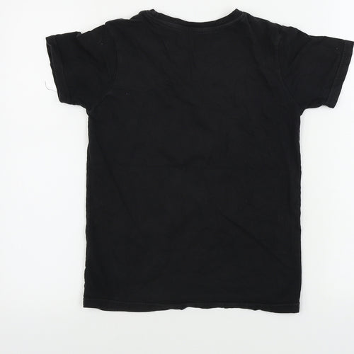 Preworn  Boys Black   Basic T-Shirt Size 9-10 Years