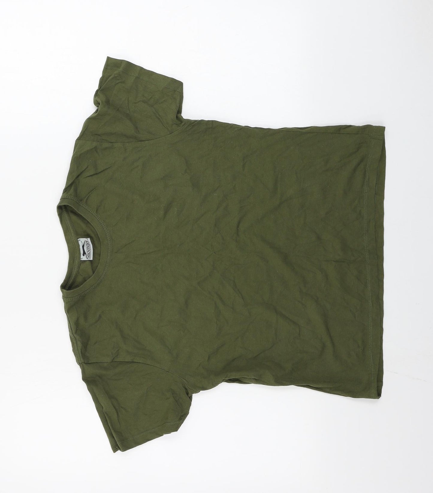 Slazenger  Womens Green   Basic T-Shirt Size L