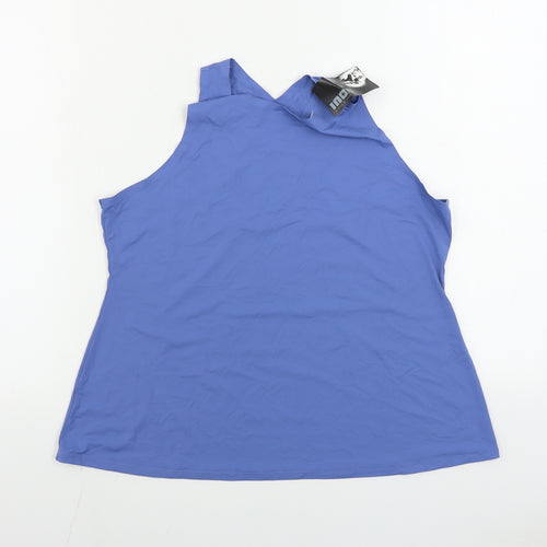 INOC  Womens Blue   Basic T-Shirt Size 16