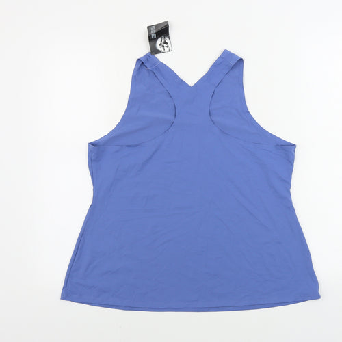 INOC  Womens Blue   Basic T-Shirt Size 16