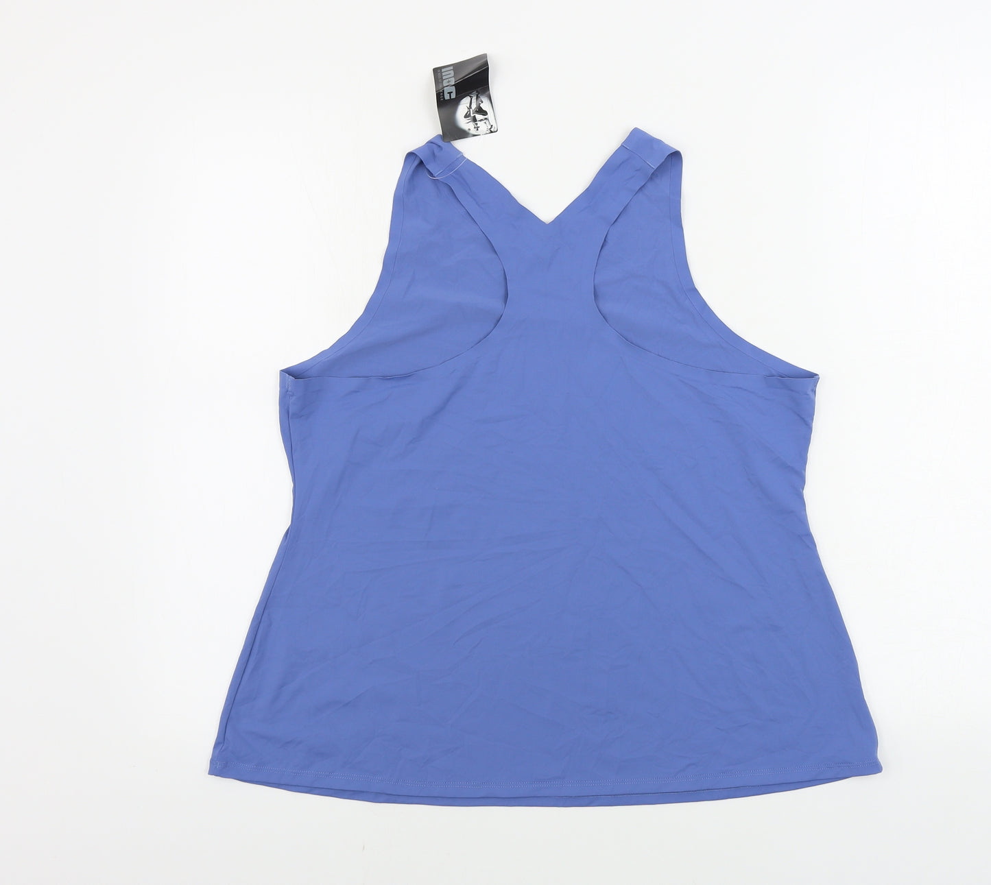 INOC  Womens Blue   Basic T-Shirt Size 16