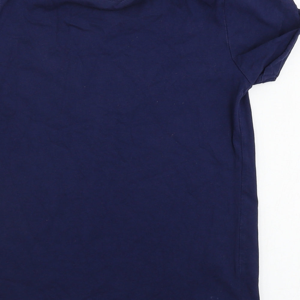 Primark  Girls Blue   Basic T-Shirt Size 8-9 Years