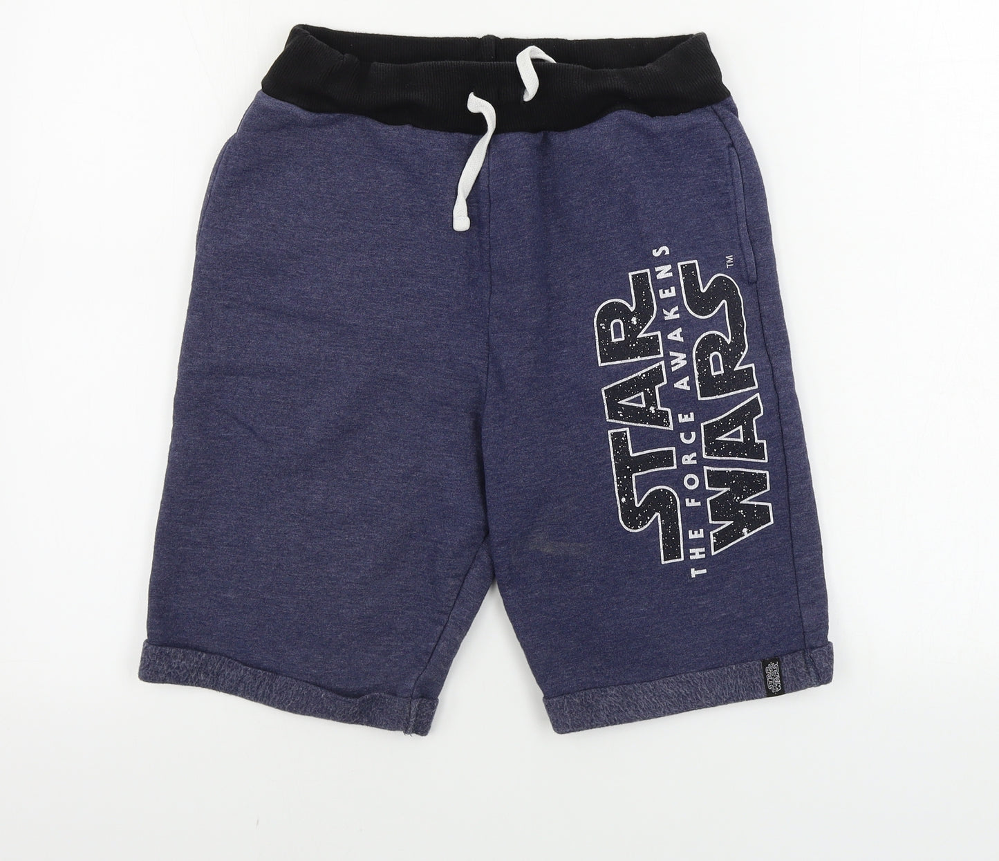 Star Wars Boys Blue   Sweat Shorts Size 12-13 Years - star wars
