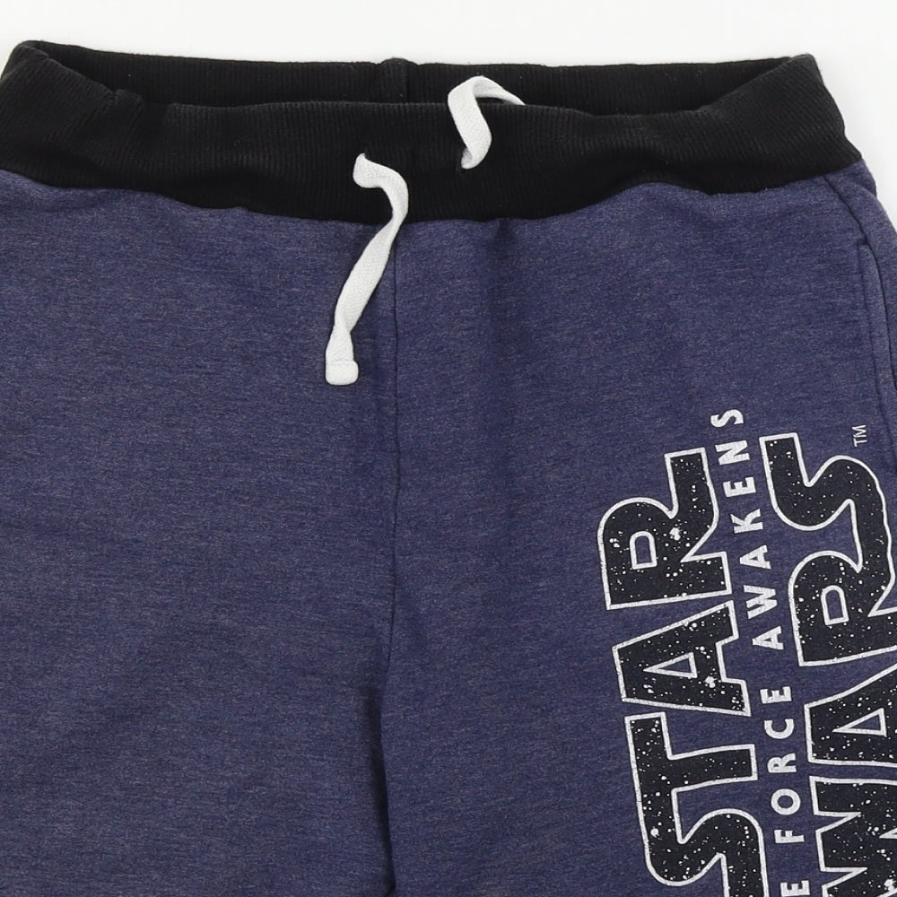 Star Wars Boys Blue   Sweat Shorts Size 12-13 Years - star wars