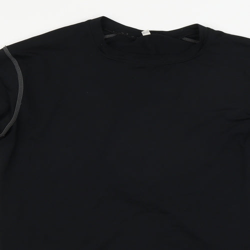 Preworn  Mens Black    T-Shirt Size L
