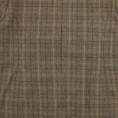 Joe Browns  Womens Brown Check  Jacket Blazer Size 12