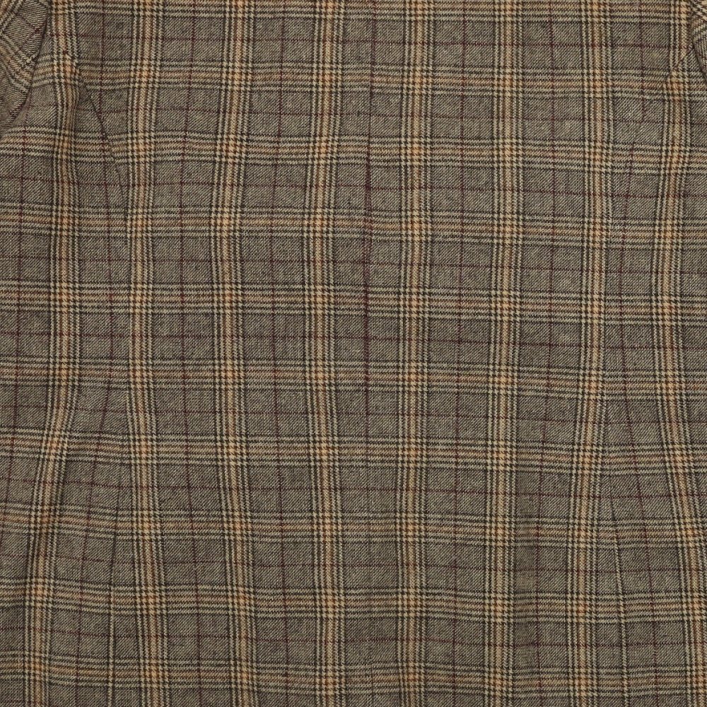 Joe Browns  Womens Brown Check  Jacket Blazer Size 12