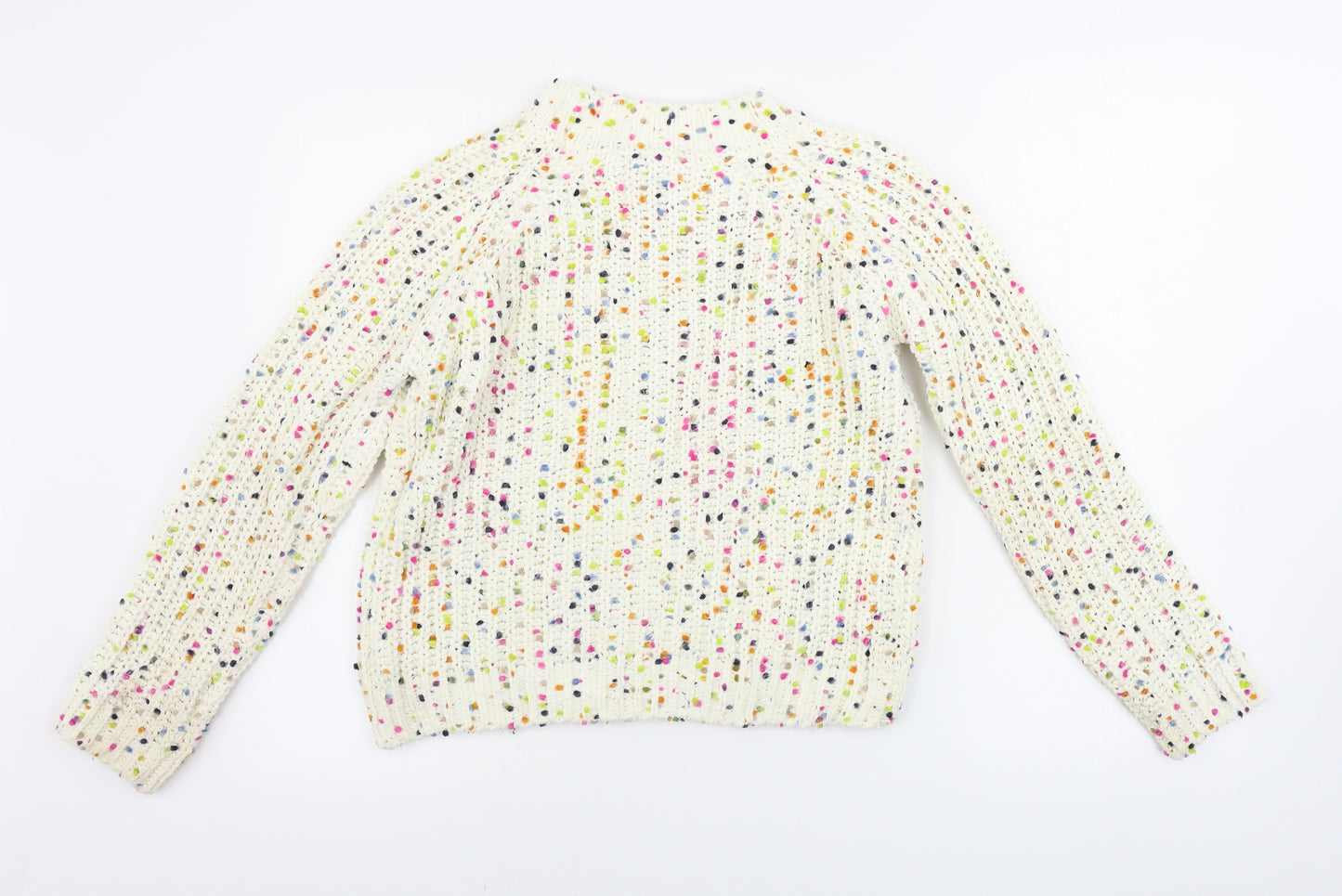 Marks and Spencer  Girls Beige   Pullover Jumper Size 10-11 Years
