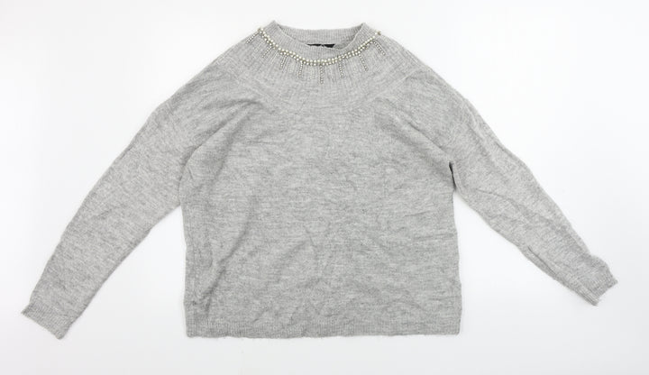 Dorothy Perkins  Womens Grey   Pullover Jumper Size 16