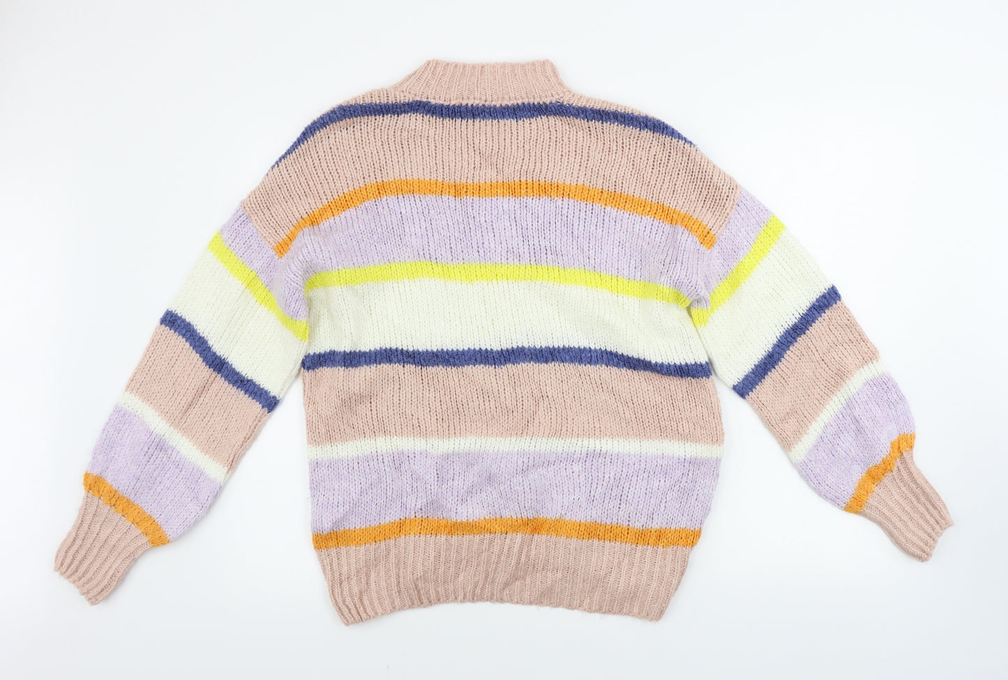 NEXT  Womens Pink Striped  Pullover Jumper Size M