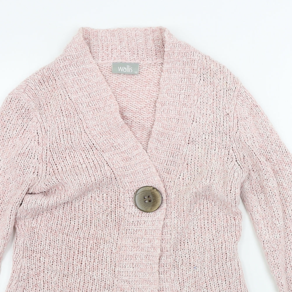Wallis  Womens Pink   Cardigan Jumper Size 10