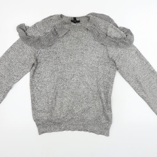 Topshop  Womens Grey   Pullover Jumper Size 10