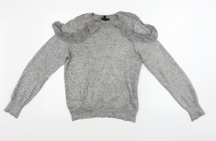 Topshop  Womens Grey   Pullover Jumper Size 10