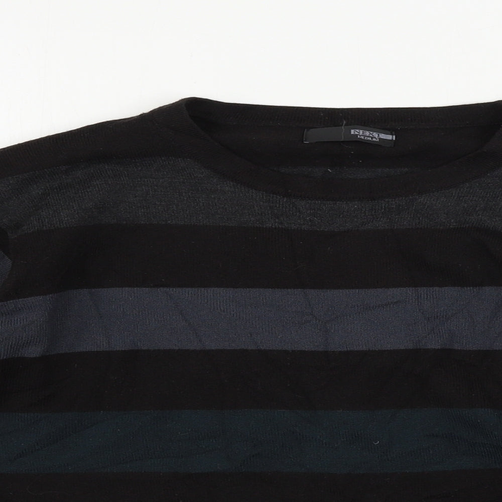 NEXT  Mens Brown Striped  Pullover Jumper Size M