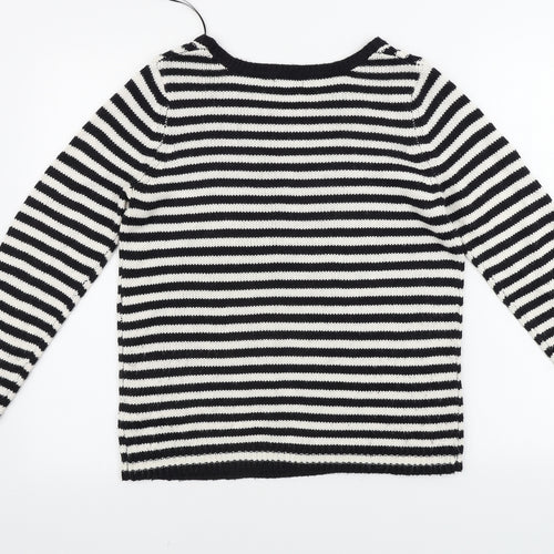 F&F  Womens Beige Striped  Pullover Jumper Size 10