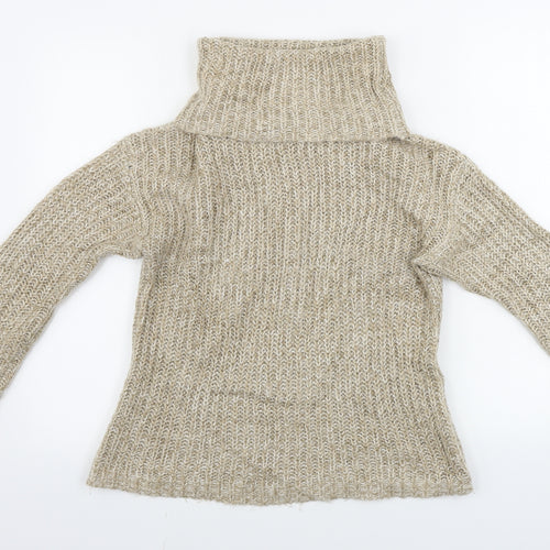 Papaya  Womens Beige   Pullover Jumper Size S