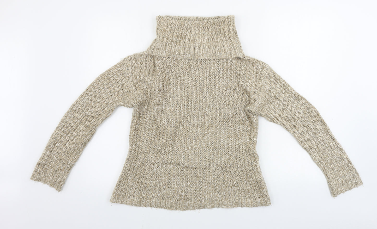 Papaya  Womens Beige   Pullover Jumper Size S