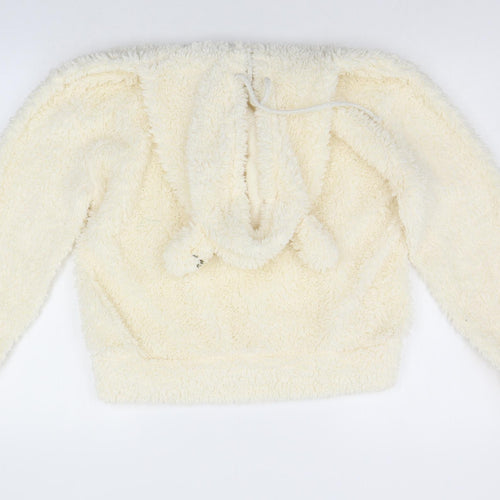 PRETTYLITTLETHING Womens White   Pullover Jumper Size S