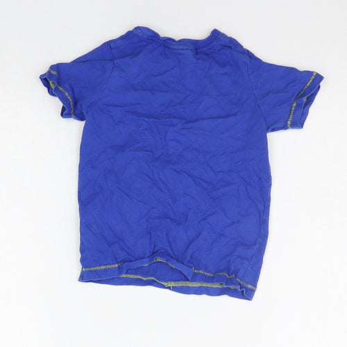 George Girls Blue   Basic T-Shirt Size 3-4 Years  - dispicable me