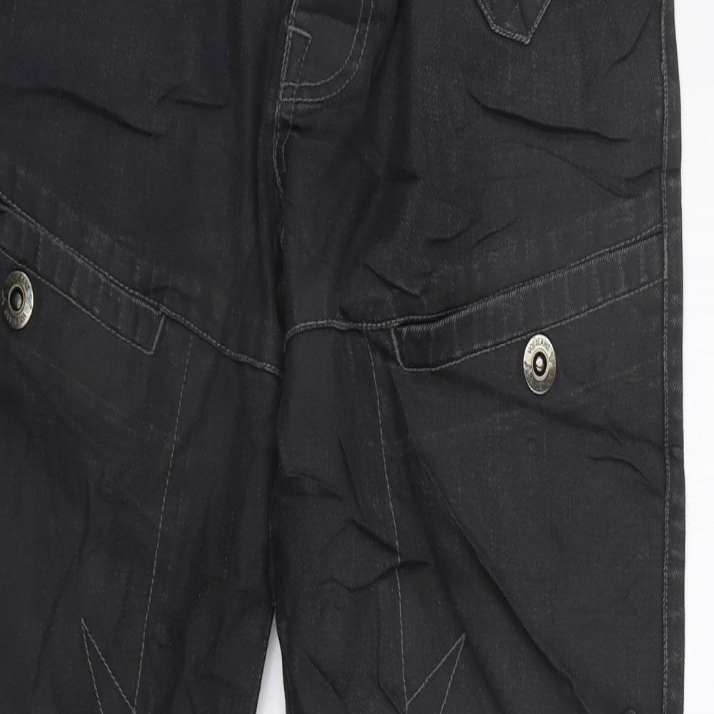 Voi Mens Black   Trousers  Size 32 in L32 in