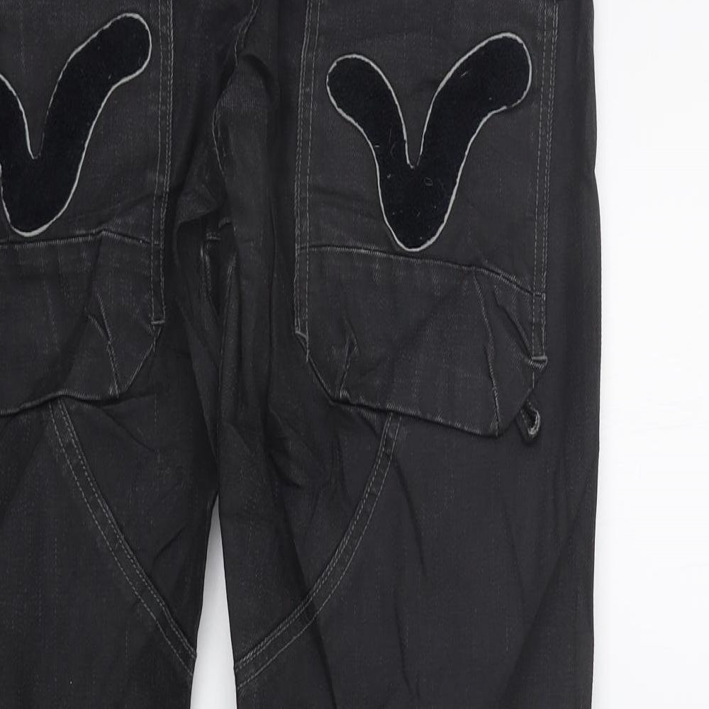 Voi Mens Black   Trousers  Size 32 in L32 in