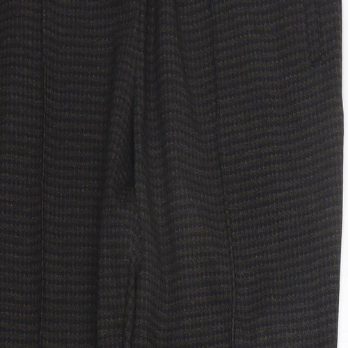 NEXT Womens Grey Check  Trousers  Size 16 L27 in
