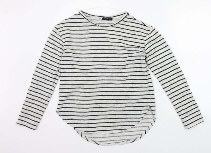 Atmosphere Womens Black Striped  Pullover Jumper Size 10