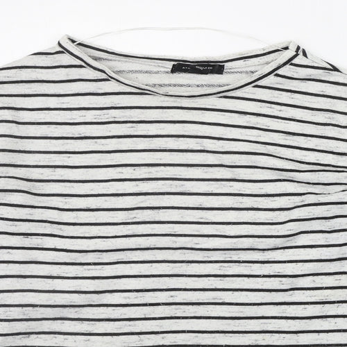 Atmosphere Womens Black Striped  Pullover Jumper Size 10