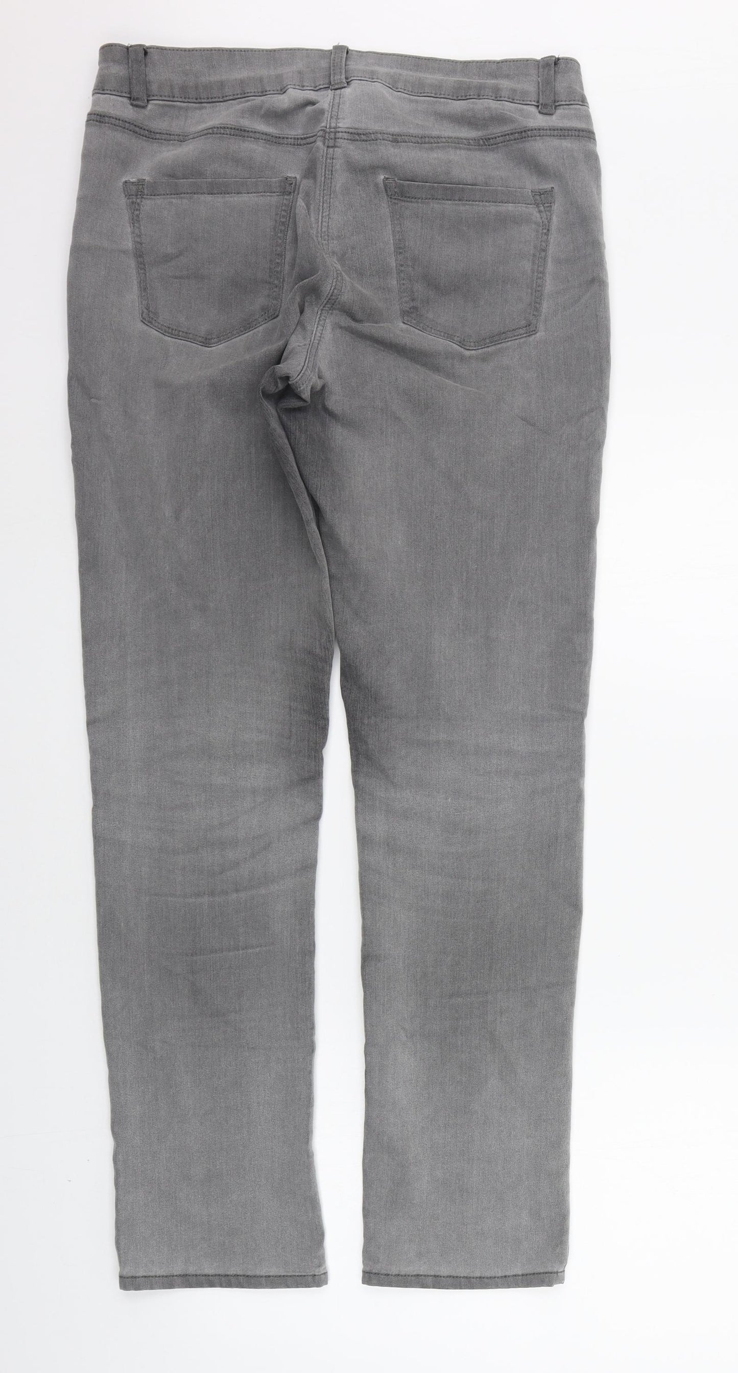 BONMARCHE Womens Grey   Straight Jeans Size 12 L29 in